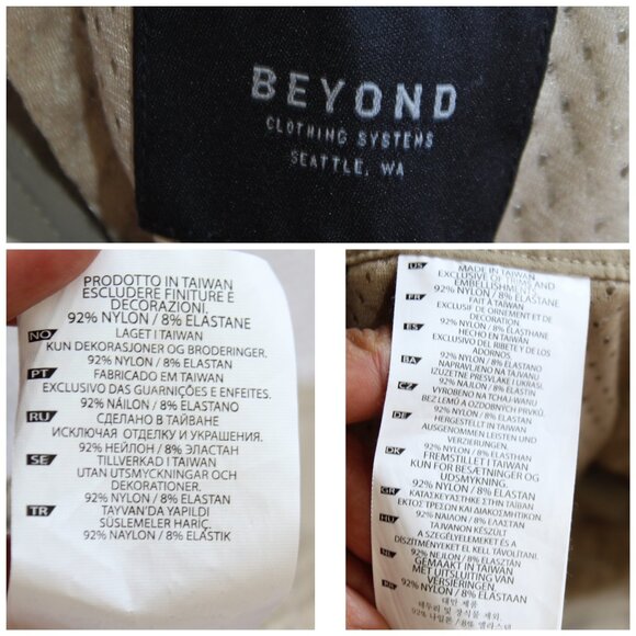 Beyond Clothing Systems Velox Softshell Men's Cargo Pants Khakis - Picture 12 of 12